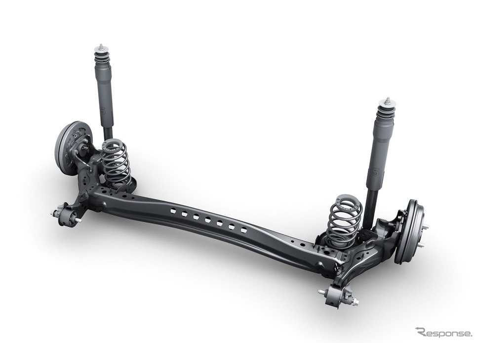 トヨタ アクア 新型、リヤサスペンション ※2WD《写真提供 トヨタ自動車》
