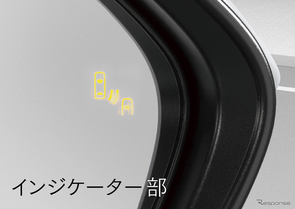 トヨタ アクア 新型、ブラインドスポットモニター(インジケーター)《写真提供 トヨタ自動車》
