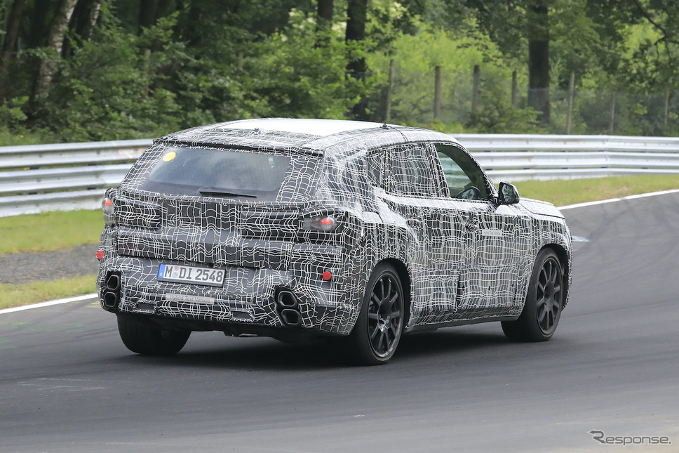 BMW X8 プロトタイプ(スクープ写真)《APOLLO NEWS SERVICE》