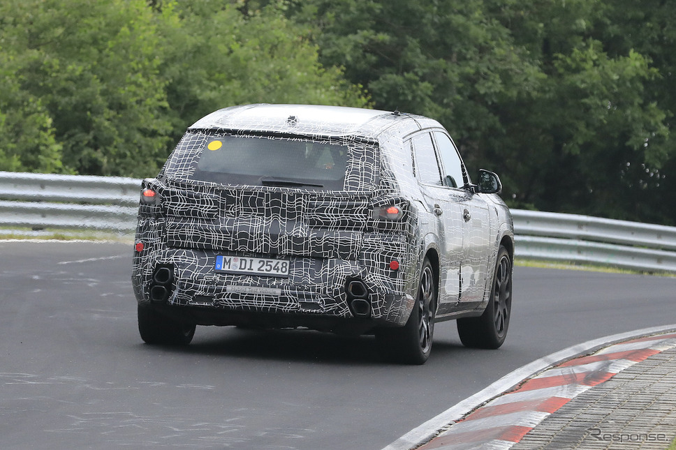 BMW X8 プロトタイプ(スクープ写真)《APOLLO NEWS SERVICE》
