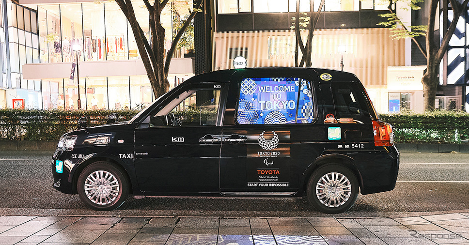 Canvasタクシー《写真提供 ニューステクノロジー》