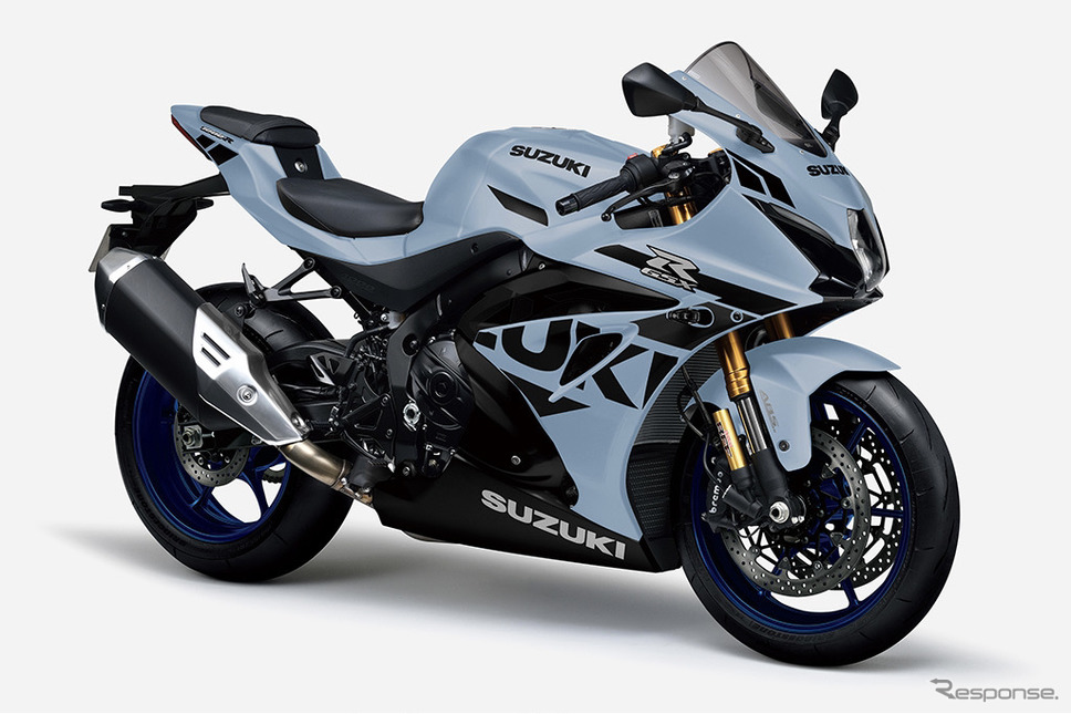 スズキGSX-R1000R ABS:マットブラックメタリックNo. 2/グラスマットメカニカルグレー《写真提供 スズキ》