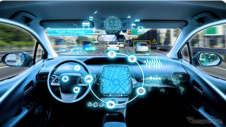 ヴァレオの自動運転イメージ《photo by Valeo》