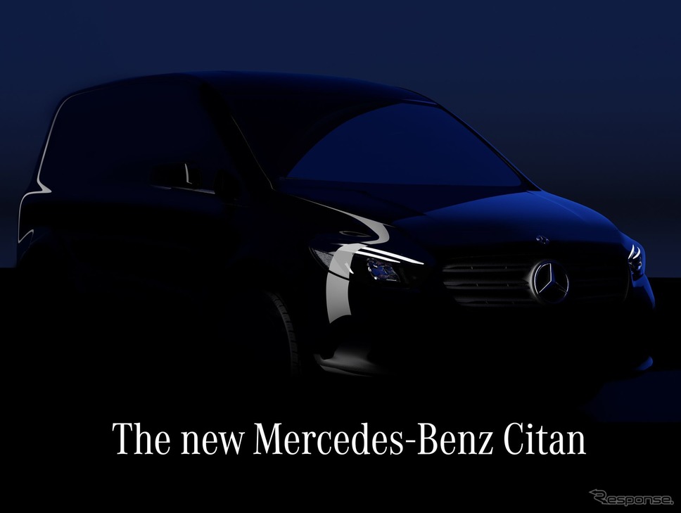 メルセデスベンツ・シタン 新型のティザー写真《photo by Mercedes-Benz》