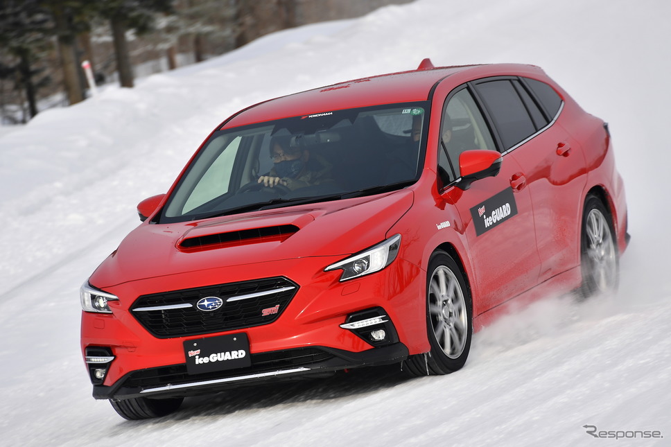 ヨコハマ アイスガード7 雪上氷上試乗(スバル LEVORG)《画像提供 横浜ゴム》