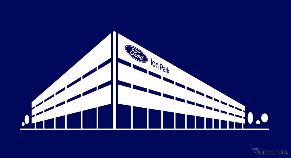 フォードモーターが米国ミシガン州に設立する「フォード・イオンパーク」の完成イメージ《photo by Ford Motor》