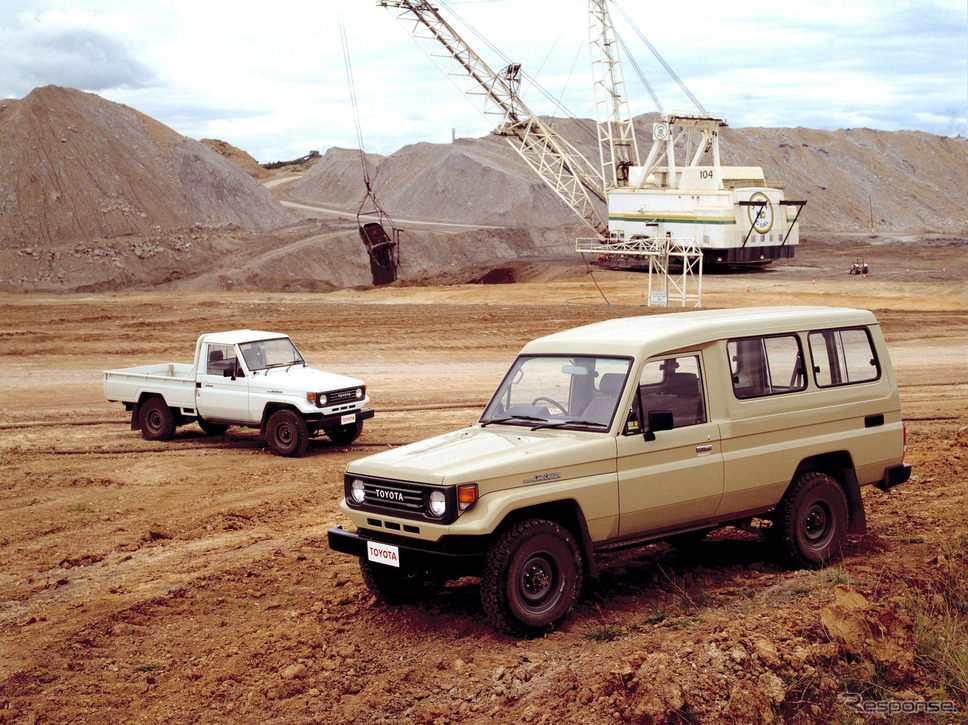 1990年:トヨタ・ランドクルーザー(オーストラリア)《photo by Toyota》