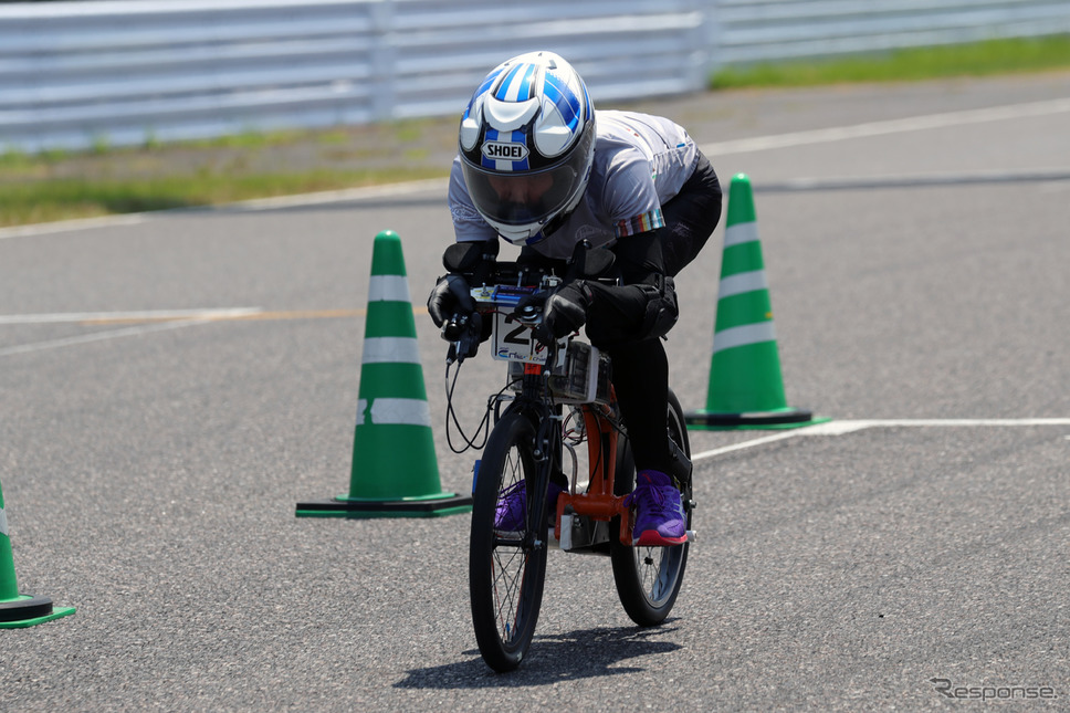 KV-BIKE、1ラップタイムアタックで最速だった大阪市東淀工業高等学校技術研究部《写真撮影 竹内英士》