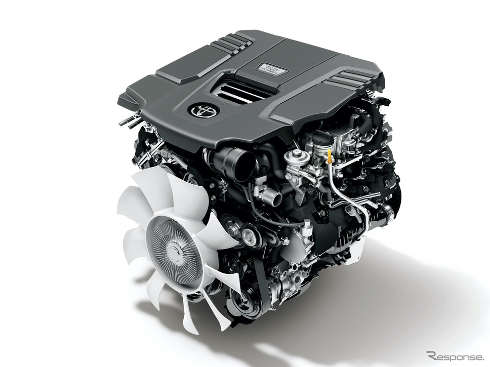 3.3L V6ツインターボディーゼルエンジン（F33A-FTV）《写真提供 トヨタ自動車》