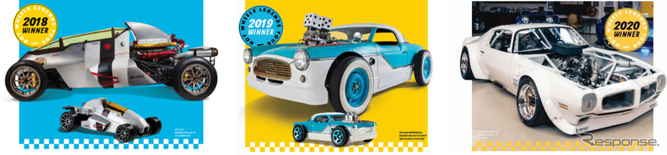 過去の世界No.1 車両《写真提供 マテル・インターナショナル》