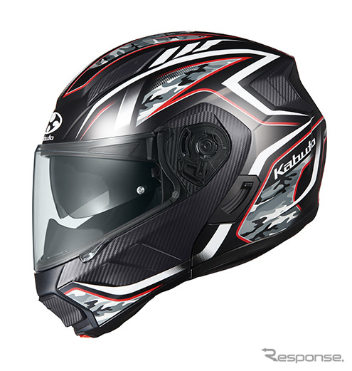 オージーケーカブト RYUKI ENERGY(フラットブラックレッド)《写真提供 オージーケーカブト》
