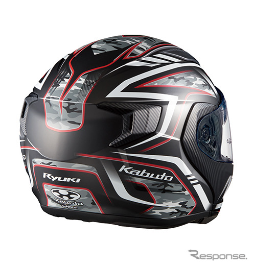 オージーケーカブト RYUKI ENERGY(フラットブラックレッド)《写真提供 オージーケーカブト》