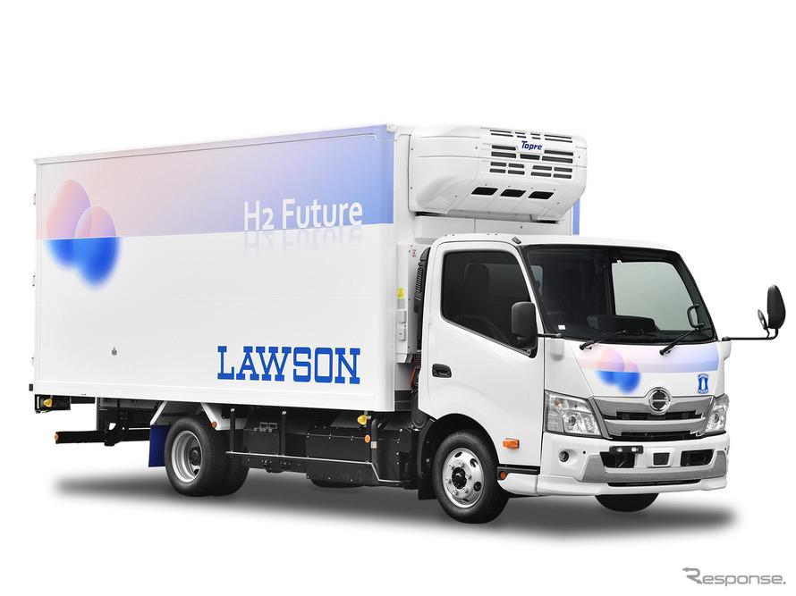 ローソンが導入したFC小型トラック《写真提供 ローソン》