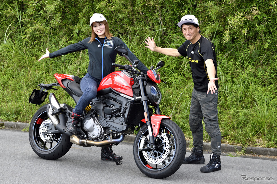 ドゥカティ モンスター 新型を丸山浩&小鳥遊レイラが語る《写真撮影 雪岡直樹》