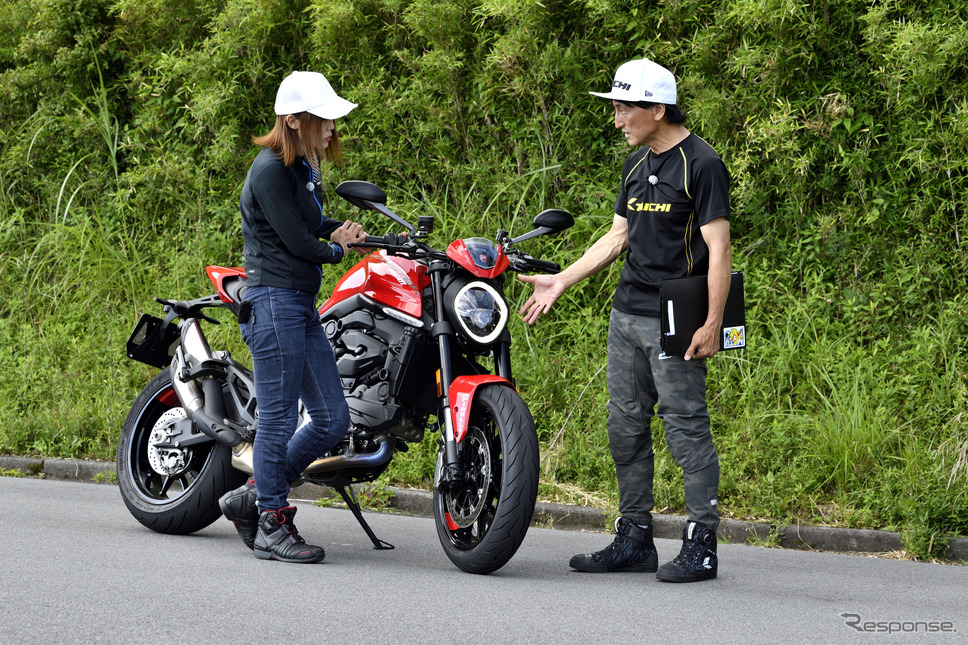 ドゥカティ モンスター 新型を丸山浩&小鳥遊レイラが語る《写真撮影 雪岡直樹》