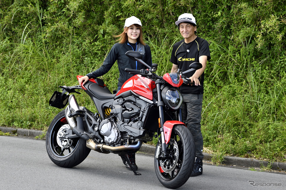 ドゥカティ モンスター 新型を丸山浩&小鳥遊レイラが語る《写真撮影 雪岡直樹》