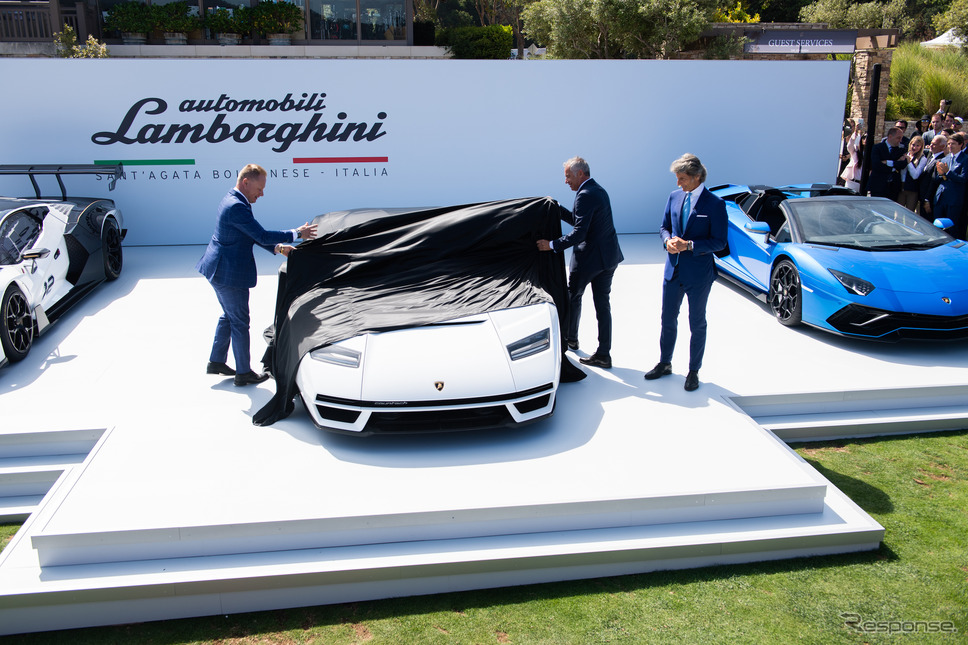 ランボルギーニ・カウンタック新型、ザ・クエイル・モータースポーツ・ギャザリング2021で発表《photo by Lamborghini》