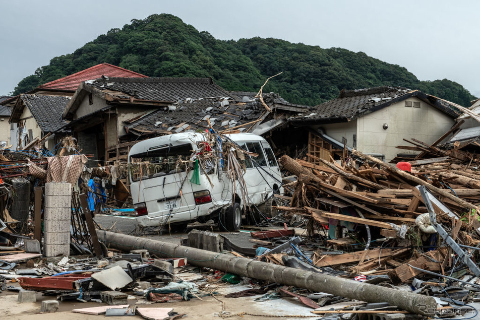 熊本県球磨郡（2020年7月）《Photo by Carl Court/Getty Images) News/ゲッティイメージズ》