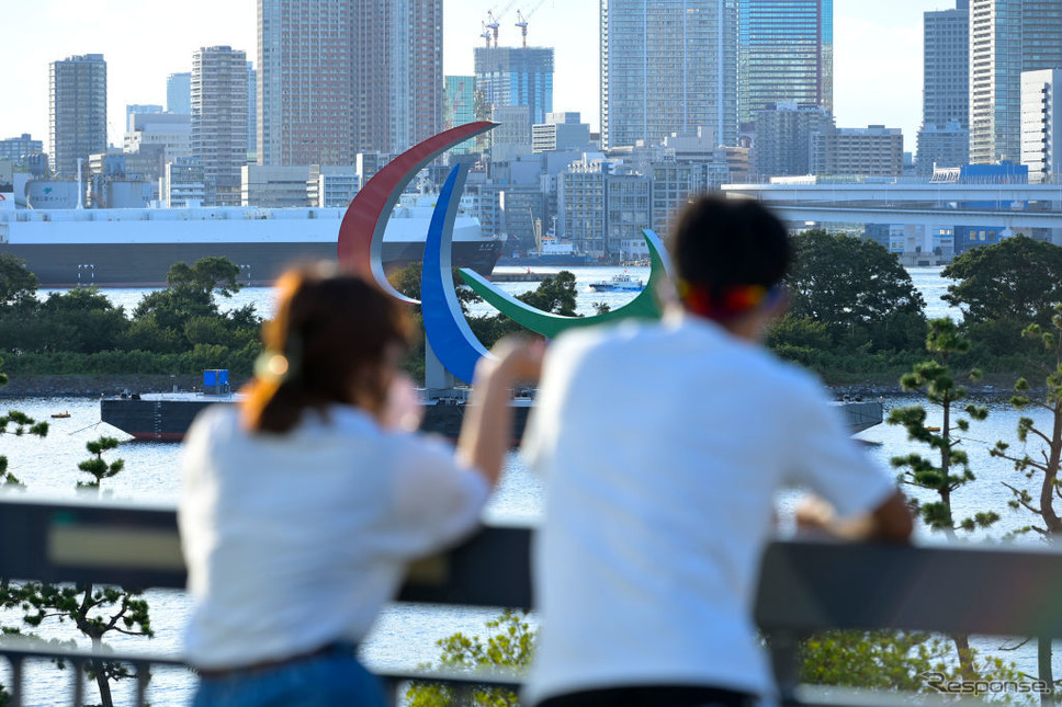 パラリンピック開催を控える東京（8月22日）《Photo by Koki Nagahama/Getty Images for International Paralympic Committee/Getty Images Sport/ゲッティイメージズ》