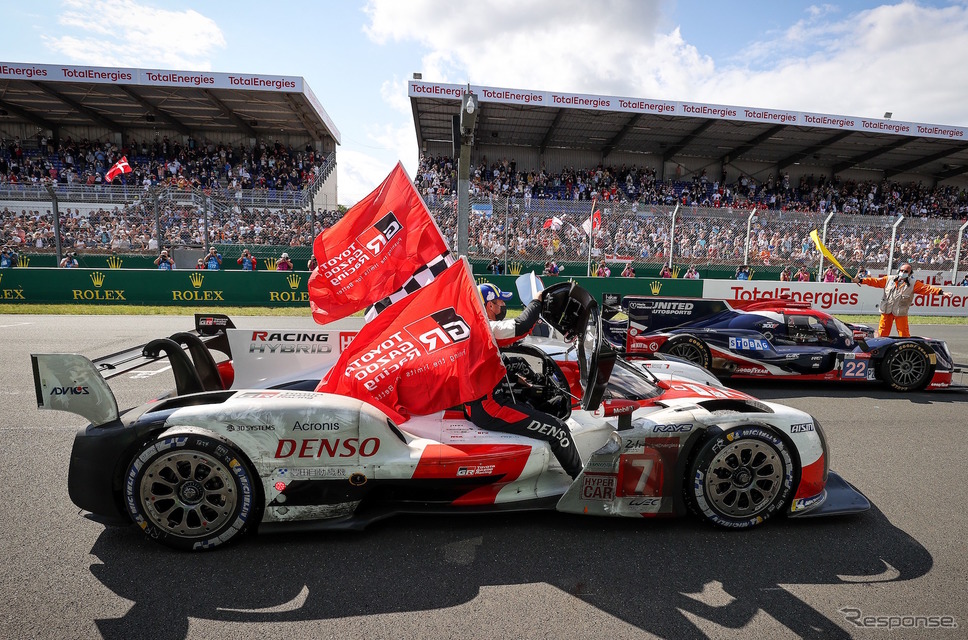 優勝の#7 トヨタGR010(小林可夢偉組)。《Photo by TOYOTA》