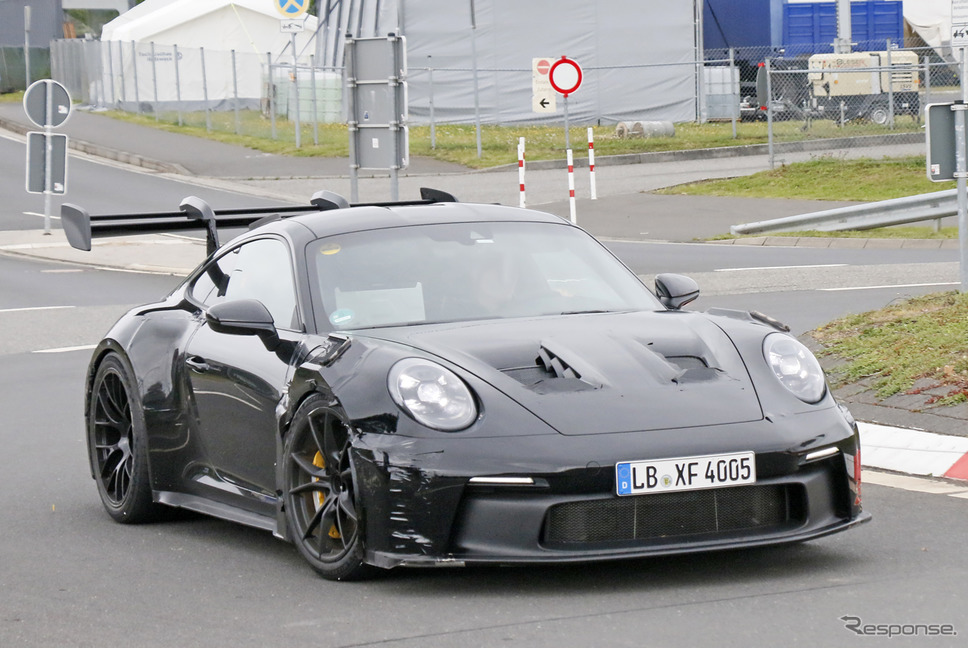 ポルシェ 911 GT3 RS 新型プロトタイプ（スクープ写真）《APOLLO NEWS SERVICE》