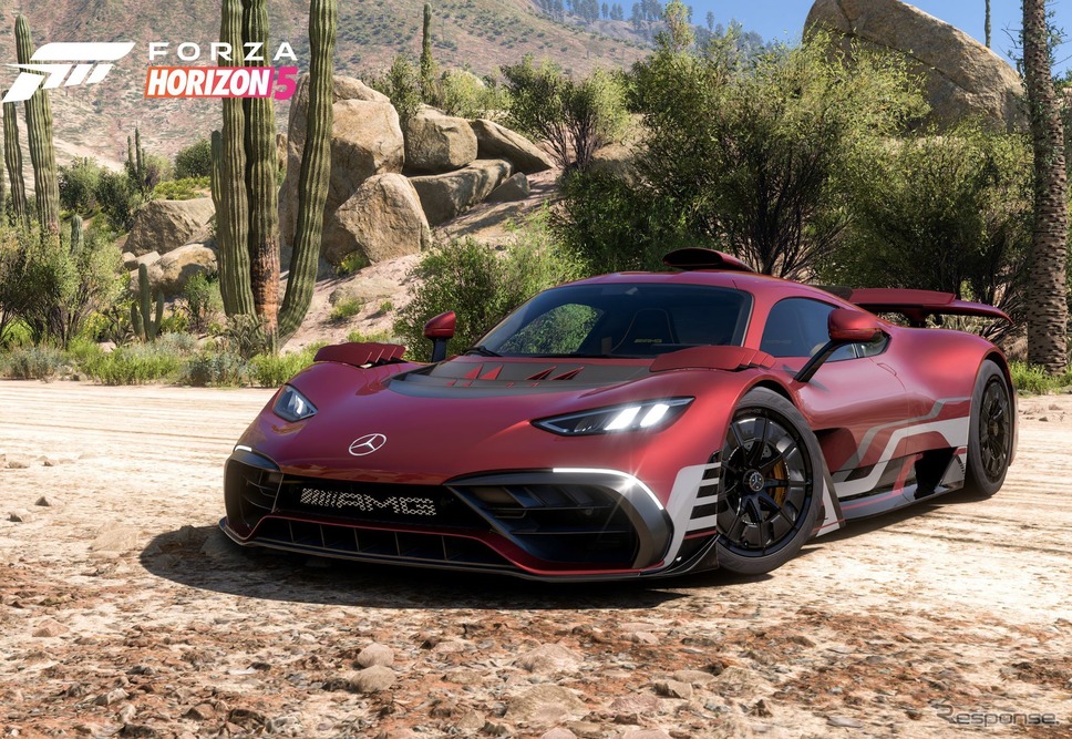 マイクロソフト「Forza Horizon 5」に収録されるメルセデスAMG プロジェクトワン《photo by Mercedes-Benz》