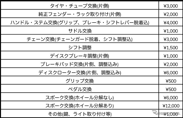 メカニックによるリペアサービス《写真提供 TeamMate.》