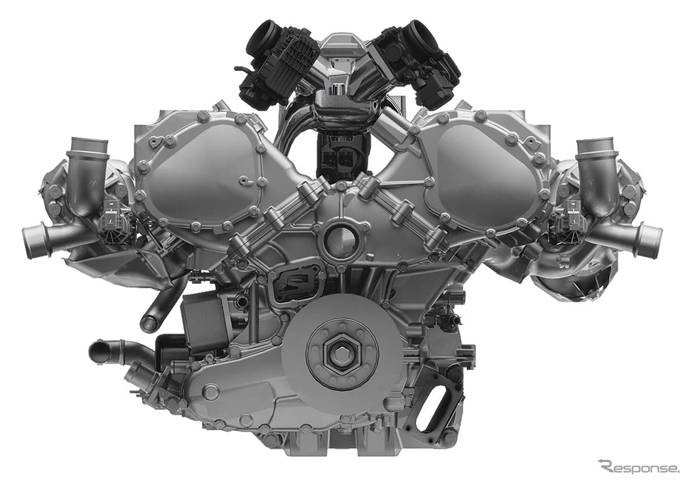 ホンダ NSX タイプSの3.5リットルV6ツインターボエンジン《写真提供 ホンダ》