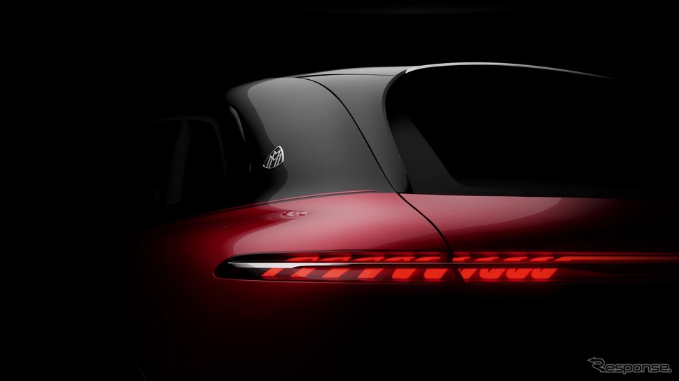 メルセデスマイバッハ初のEVのティザーイメージ《photo by Mercedes-Benz》