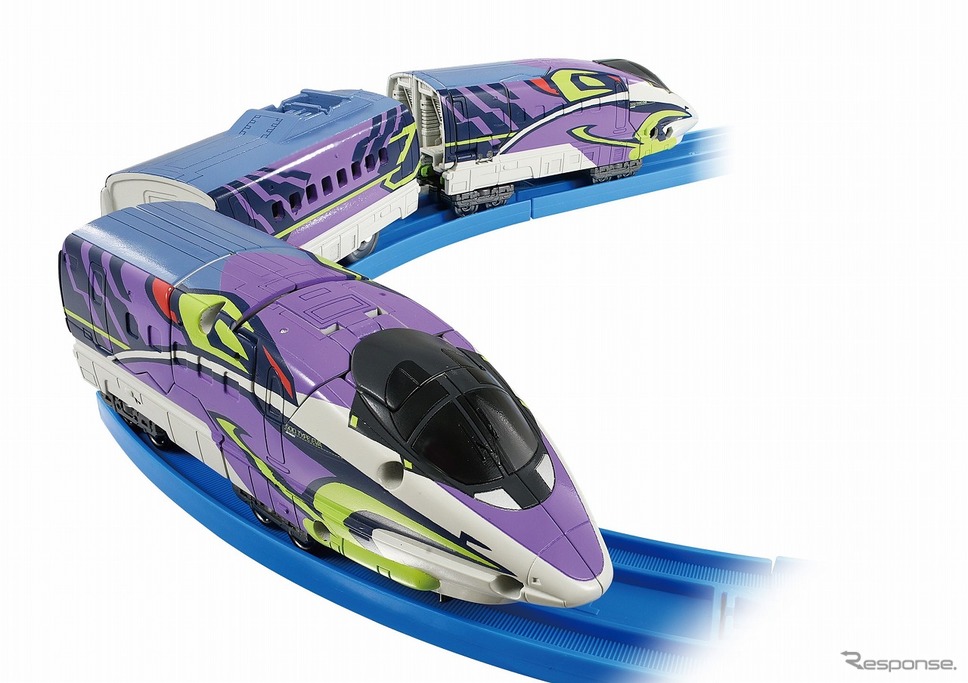 新幹線 500 TYPE EVA(c)TOMY (c)プロジェクト シンカリオン・JR-HECWK/超進化研究所Z・TX (c)カラー