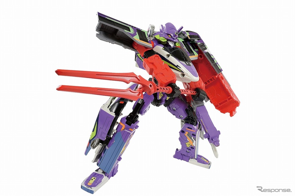 シンカリオンZ 500 ミュースカイ TYPE EVA(c)TOMY (c)プロジェクト シンカリオン・JR-HECWK/超進化研究所Z・TX (c)カラー