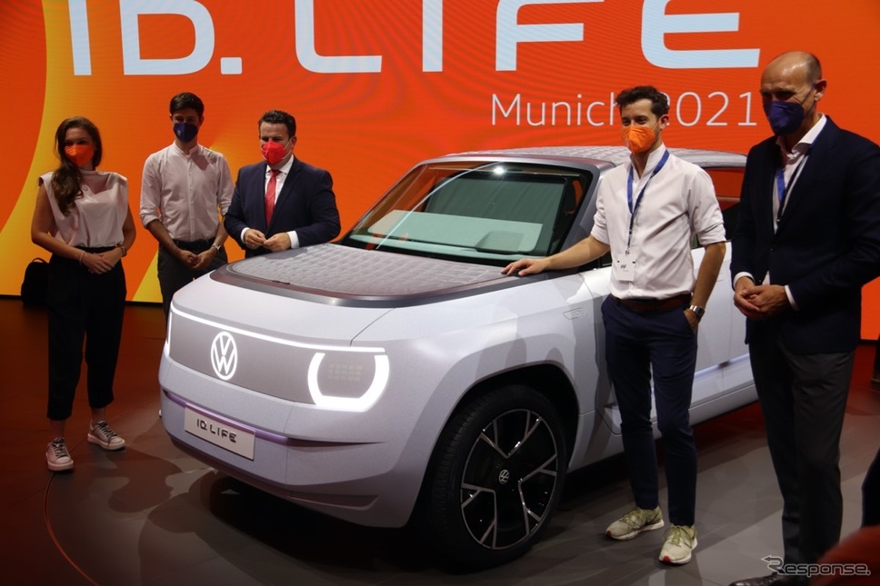 VW ID.LIFE(IAAモビリティ2021)《写真撮影 中尾真二》