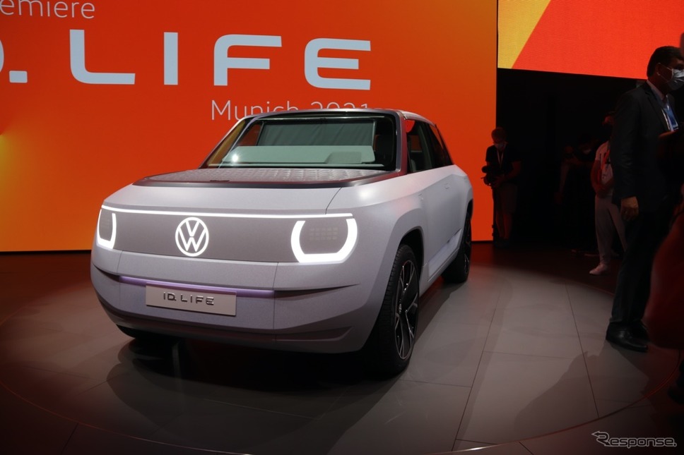 VW ID.LIFE(IAAモビリティ2021)《写真撮影 中尾真二》