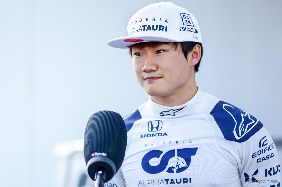 #22 角田裕毅(アルファタウリ)《Photo by AlphaTauri / Red Bull》