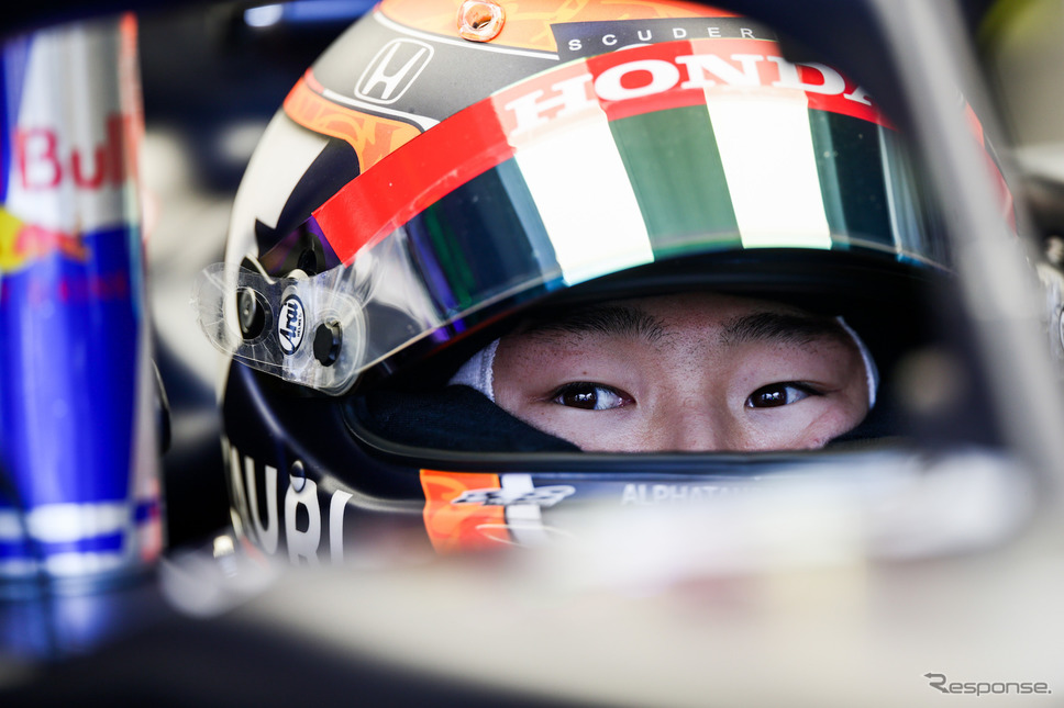 #22 角田裕毅(アルファタウリ)《Photo by AlphaTauri / Red Bull》