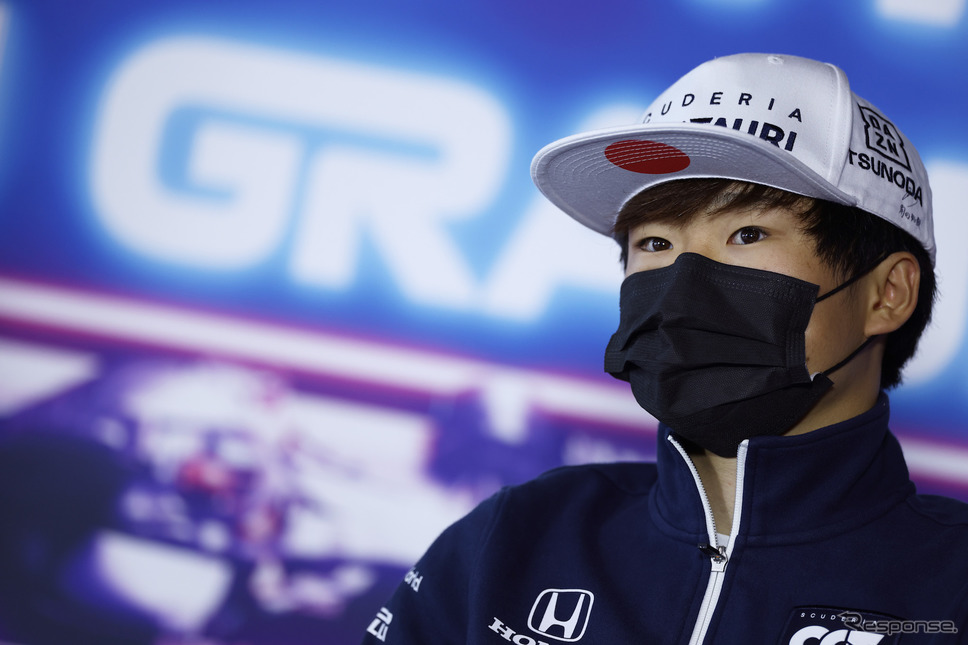 #22 角田裕毅(アルファタウリ)《Photo by AlphaTauri / Red Bull》