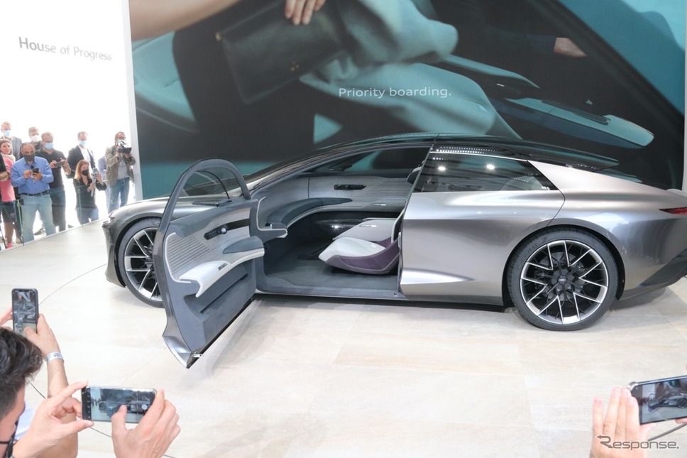 IAAモビリティ2021:アウディとボルボポールスター《写真撮影 中尾真二》