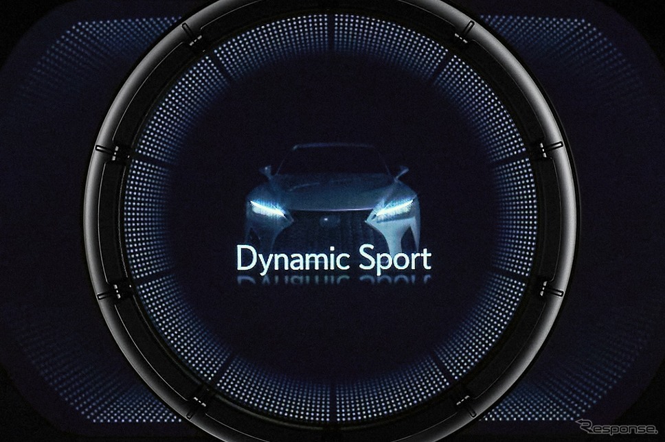 レクサス IS 特別仕様車 Fスポーツ モード ブラックS Fスポーツ専用8インチTFT液晶式メーター《写真提供 トヨタ自動車》