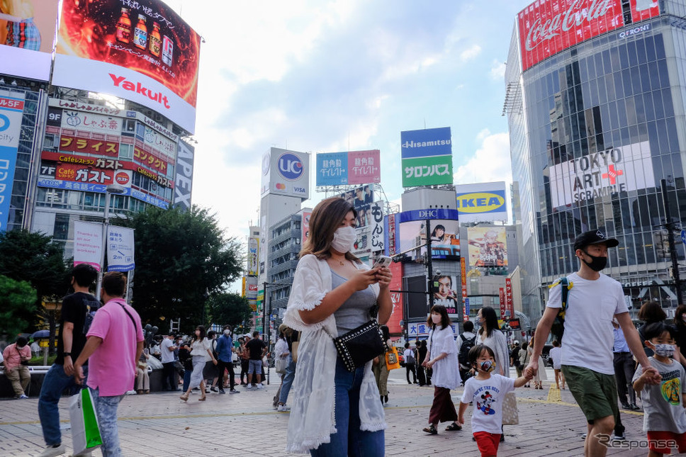 東京・渋谷（7月）《Photo by James Matsumoto/SOPA Images/LightRocket via Getty Images/ゲッティイメージズ》