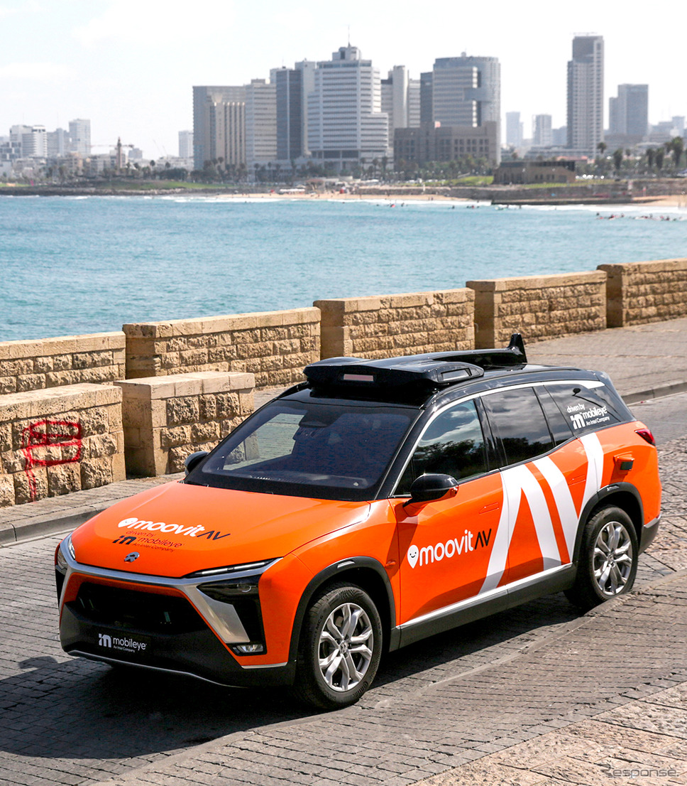 インテル傘下のモービルアイの自動運転EV《photo by Intel》
