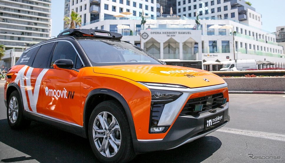 インテル傘下のモービルアイの自動運転EV《photo by Intel》