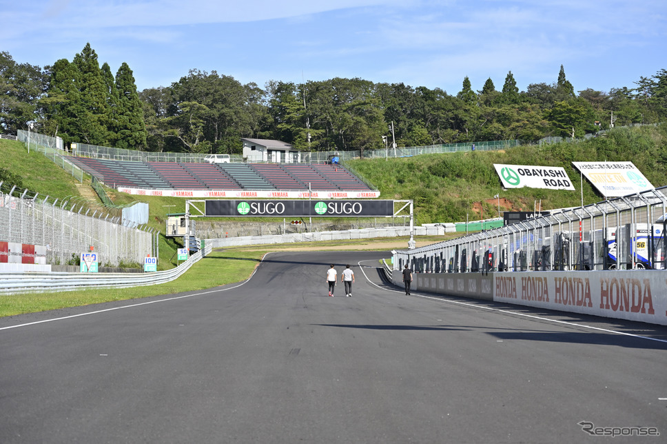 コース・ピット改修が行われたスポーツランドSUGO《撮影 雪岡直樹》