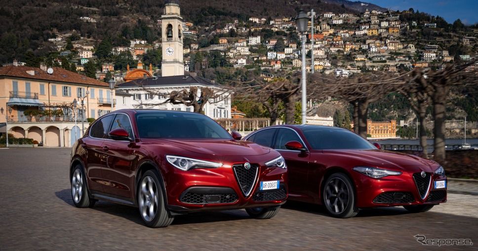 アルファロメオ・ステルヴィオとジュリアの「6Cヴィラ・デステ」《photo by Alfa Romeo》