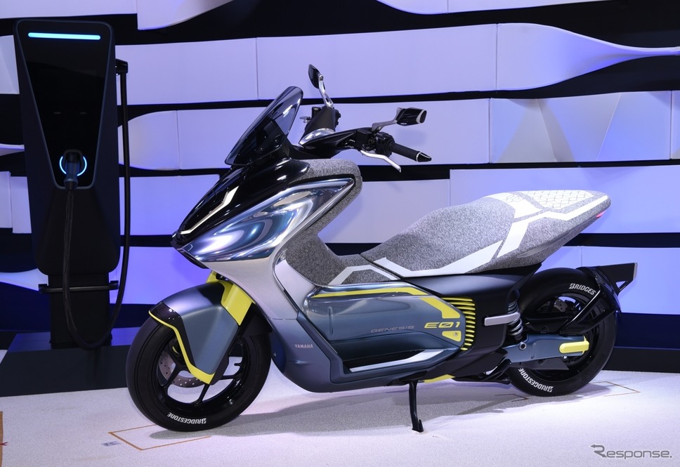 ヤマハの電動バイクコンセプト『E01』（東京モーターショー2019）《写真撮影 平原克彦》