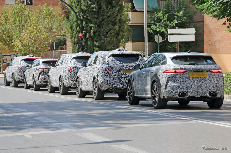 ランドローバー レンジローバーSVR 開発車両(スクープ写真)《APOLLO NEWS SERVICE》