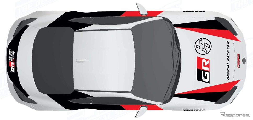 トヨタ GR 86 の「NASAチャンピオンシップ」ペースカーのレンダリングイメージ《photo by Toyota》