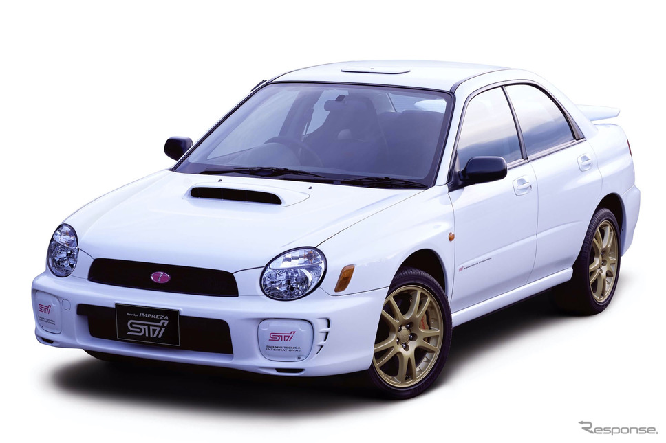 2000年スバル・インプレッサWRX STi type RA《写真提供 SUBARU》