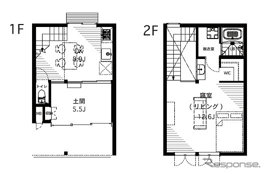 店舗兼住居《写真提供 小田急電鉄》
