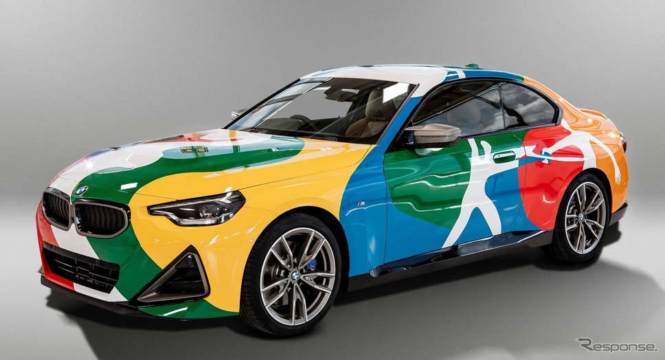 BMW 2シリーズ ・クーペ 新型のアートカー《photo by BMW》