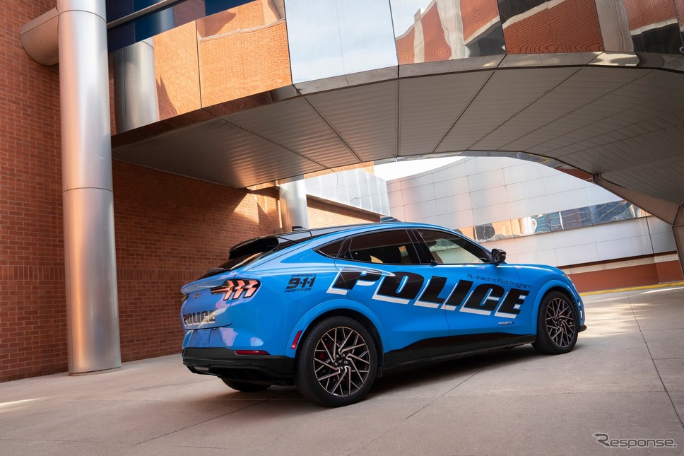 フォード・マスタング・マッハE をベースにした警察車両のプロトタイプ《photo by Ford》